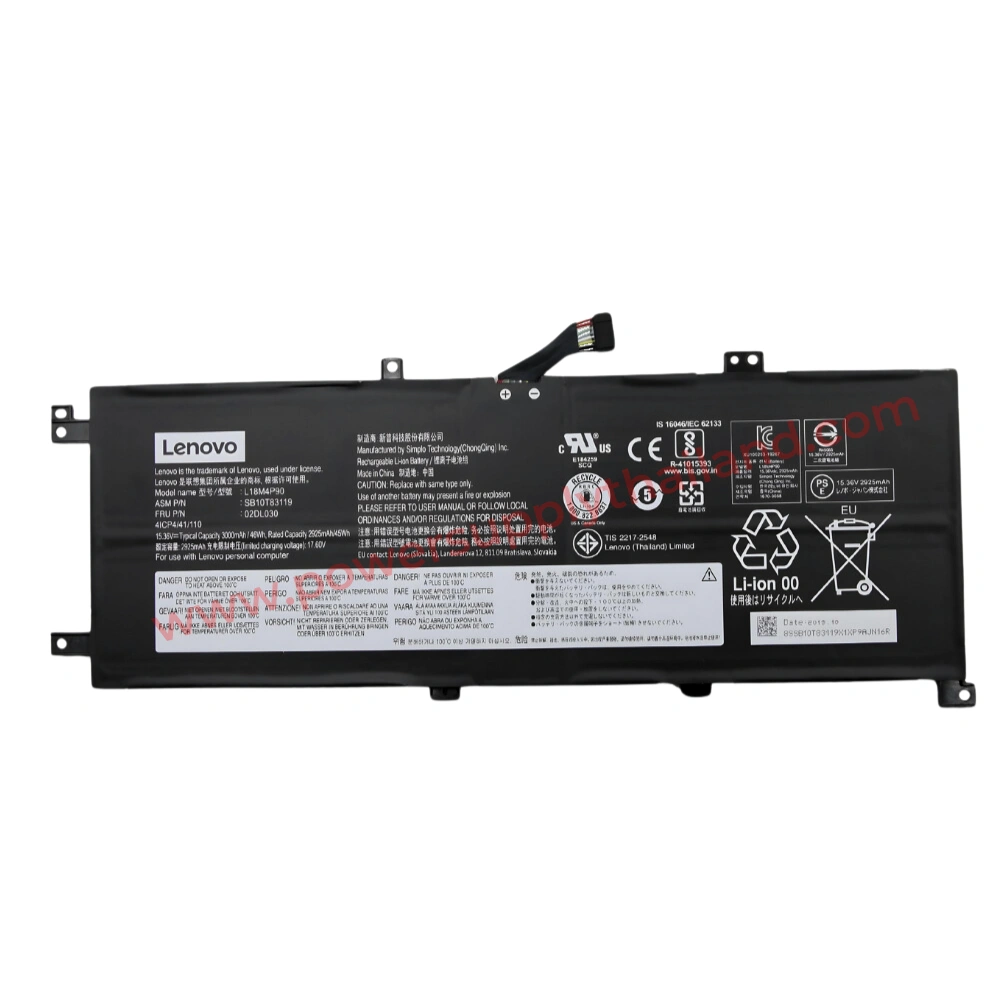 แบตเตอรี่ Lenovo 01AV439 15.2V 52Whr Original ราคา พิเศษ Battery Lenovo ThinkPad X1 YOGA-20JE, X1 CARBON 4TH, X1 YOGA-20FQ, X1 YOGA-20FR ตรงรุ่น