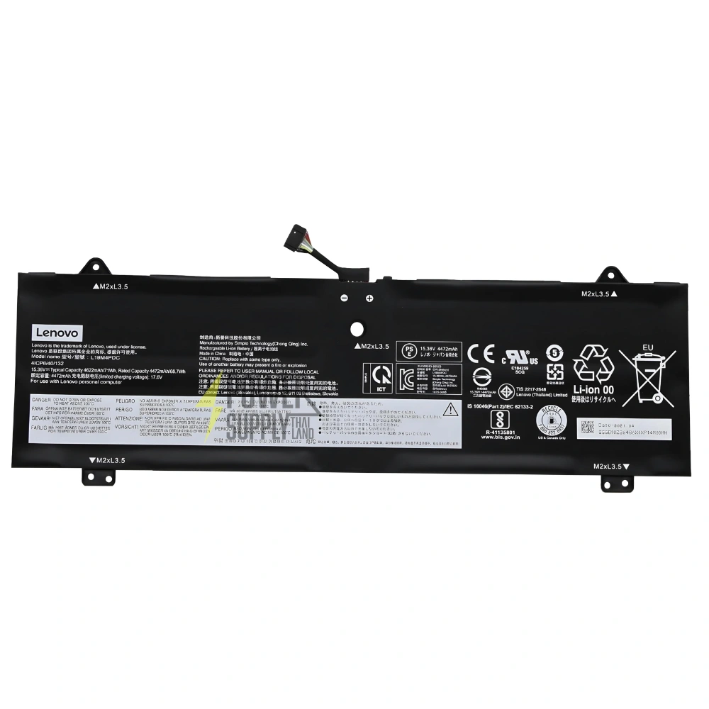 Battery Lenovo Yoga 7-14ACN6 71Wh ความจุสูง เปลี่ยนแบตเตอรี่โน้ตบุ๊ค Lenovo Yoga รับประกันสินค้า