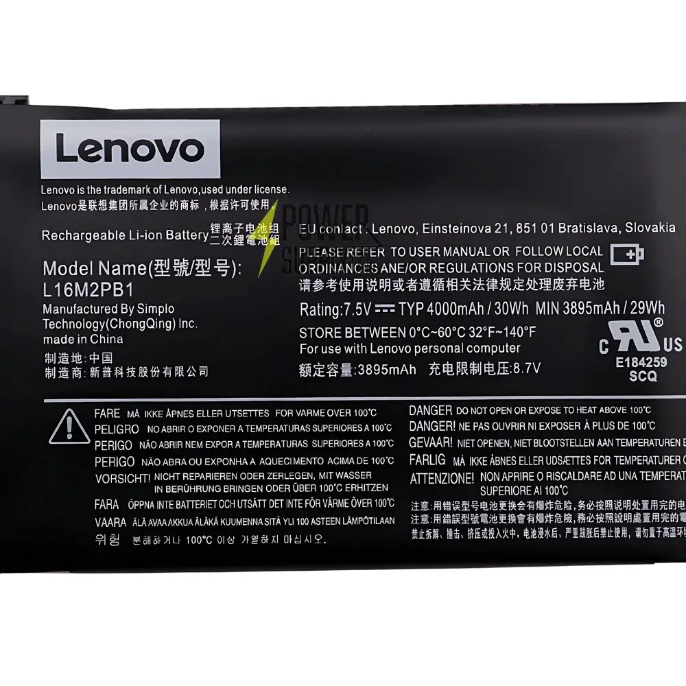 Battery Lenovo Ideapad 320-15AST Original L16M2PB1 L16C2PB2 L17M2PB7 L17L2PF1 ลด ราคา พิเศษ แบตเตอรี่โน๊ตบุ๊ค Lenovo Ideapad 320-15AST