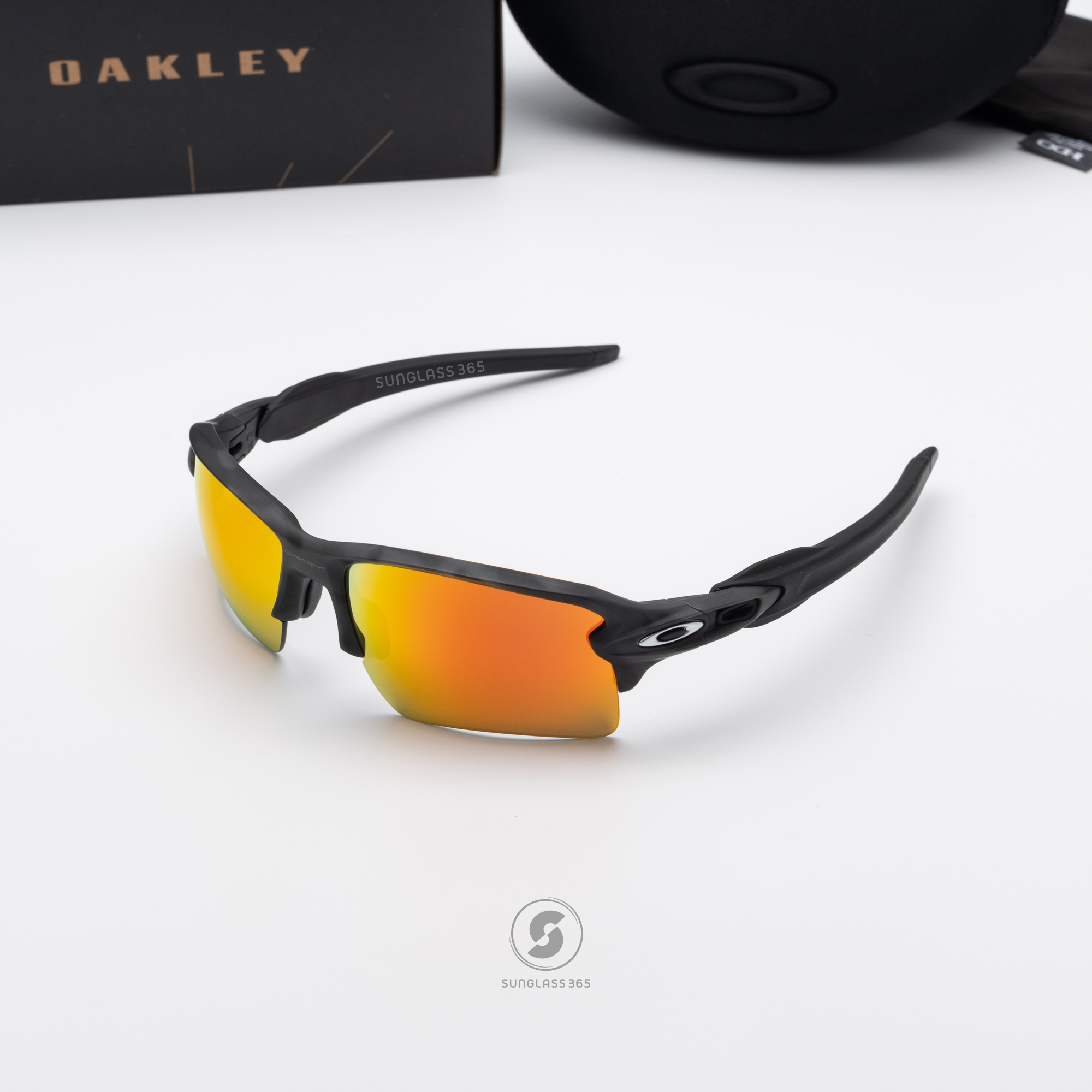 Oakley FLAK 2.0 XL OO9188-86 Black Camo Prizm Ruby