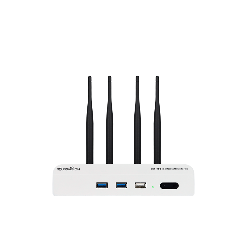 SOUNDVISION SWP-1100 อุปกรณ์นำเสนอ HDMI แบบไร้สาย 4K แชร์หน้าจอสูงสุด 4 จอ พร้อมกัน