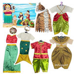 ชุดวรรณดีเด็ก ชุดวันสุนทรภู่ พระอัยมณีเด็ก เสื้อผ้าแฟนซีเด็กวันภาษาไทย