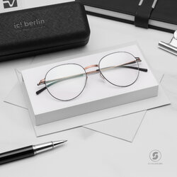 กรอบแว่น IC BERLIN OVE Black Shiny Copper