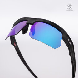 OAKLEY Bisphaera OO9400-05 Matte Grey Camo Prizm Sapphire Polarized