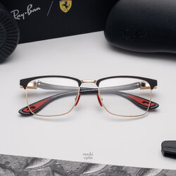 Ray-Ban Ferrari Collection RX6621M F132 Black on Rose Gold