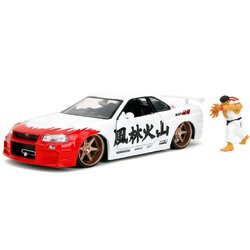 พรีออเดอร์ Jada โมเดลรถ ริว Ryu สเกล 1:24 Nissan 2002 GTR R34 1:24