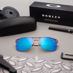 Oakley HOLBROOK TI OO6048-04 Matte Gunmetal Prizm Sapphire Polarized