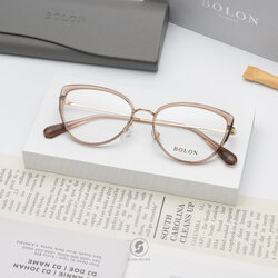 แว่นสายตา BOLON รุ่น Prague BJ6156 B21 Transparent Brown / Gold