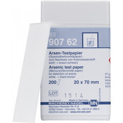Arsenic test paper (mercury bromide paper) 90762 กระดาษทดสอบสารหนู (ปรอทโบรไมด์)