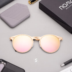 แว่นกันแดด ROAV Riviera 8103 Brush Gold/Pink