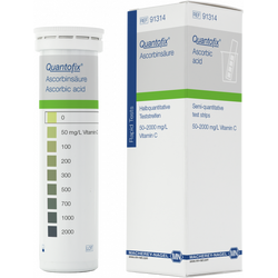QUANTOFIX® Ascorbic acid test strips 91314 กระดาษทดสอบกรดแอสคอร์บิก/วิตามินซี