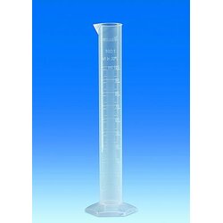 Graduated cylinders, PP, Class B tall shape, with a raised scale