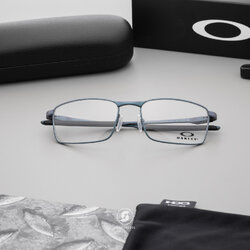 Oakley Fuller OX3227-10 Dark Matte Silver / Blue Colorshift