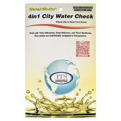 กระดาษวัดคุณภาพน้ำ 4-in-1 City Water Check,
