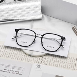 แว่นสายตา BOLON รุ่น Shinagawa BT6025 B10 Gloss Black / Silver