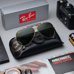 RayBan Shooter RB3138 923931 Legend Gold