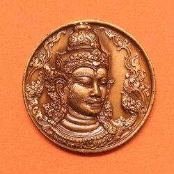 เหรียญ องค์วิรูปักโขศรีสุทโธนาคราช รุ่น มหาเศรษฐี 60 มหามงคลที่ระลึกกฐินสามัคคี 2560 โดยอาจารย์ ลักษณ์ เรขานิเทศ สถาบันพยากรณ์ศาสตร์ พุทธศิลป์งดงาม เข้มขลัง เนื้อทองแดงรมดำ ขนาด 2.5 ซม