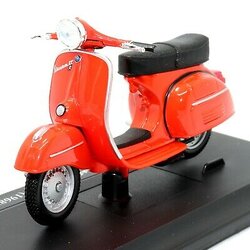 ขาย พรีออเดอร์ โมเดลรถเหล็ก โมเดลรถ มอเตอร์ไซค์ Vespa Piaggio 1968 GTR 1:18 สเกล แดง มี โปรโมชั่น