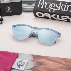 Oakley Frogskins Range A OO9284A-09 Matte StoneWash Prizm Deep Water
