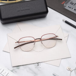 กรอบแว่น IC BERLIN Notos Shiny Copper-Kidney Bean Pop