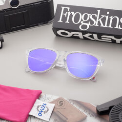Oakley OO9245-96 Frogskins Polished Clear Prizm Violet