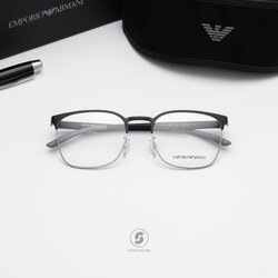 กรอบแว่น Emporio Armani EA1135D 3051 Matte Black / Matte Silver