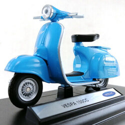 ขาย พรีออเดอร์ โมเดลรถเหล็ก โมเดลรถ มอเตอร์ไซค์ Vespa 1970 150cc น้ำเงิน มี โปรโมชั่น