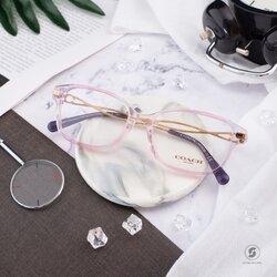 COACH HC6172F 5641 Gradient Transparent Violet