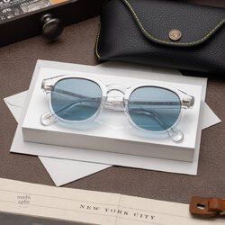 แว่นกันแดด Moscot Sun Lemtosh Crystal Blue