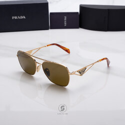 แว่นกันแดด PRADA PRA50S 5AK01T Gold