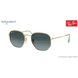 Ray Ban RB3548N Hexagonal 91233M Gold