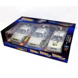 พรีออเดอร์ รถเหล็ก รถโมเดล US รถ DELOREAN "BACK TO THE FUTURE 1 2 3 triology time machine" สเกล 1:24