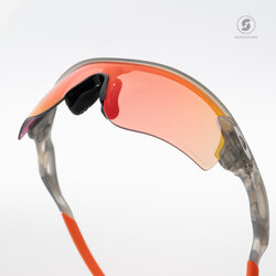 Oakley OO9206-95 RADARLOCK PATH Prizm Ruby Matte Grey Ink Prizm Trail Torch