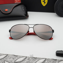 Ray-Ban RB8313M F002H2 Ferrari Collection Matte Black Polarized