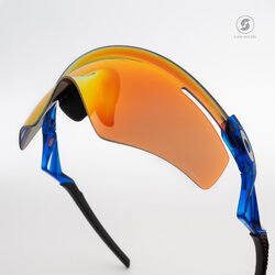 OAKLEY QNTM KATO OO9481D-05 Crystal Blue Prizm Ruby