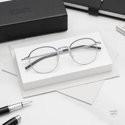 กรอบแว่น IC BERLIN Kayoko Taubenblau Fashion Silver