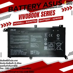 Battery Asus S430 S430FA X430 X430FA A571G ลดราคาพิเศษ แบตเตอรี่ Asus S430U แบตเตอรี่ Asus X430UA แบตเตอรี่ Asus B31N1732