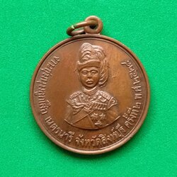 เหรียญ รัชกาลที่ 6 ที่ระลึกงานชุมนุมลูกเสือ เนตรนารี จังหวัดสิงห์บุรี ครั้งที่ 2 พศ 2528