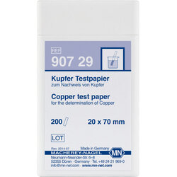 Copper test paper 90729 กระดาษทดสอบทองแดง 20 mg/L