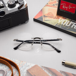 Ray-Ban RX8768 1230 Red On Sanding Gunmetal