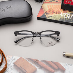 Ray-Ban Clubmaster Metal RX3716VM 2904 Black On Top Matte Black