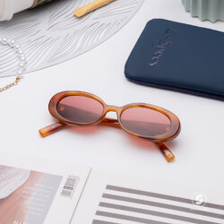 แว่นกันแดด Le Specs LSP2202445 Outta Love Vintage Tort