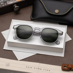 แว่นกันแดด Moscot Sun Lemtosh Light Grey G-15