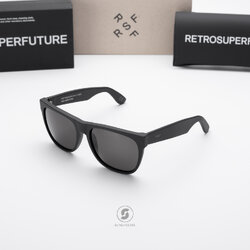 แว่นกันแดด SUPER SP W5E Classic Black Matte