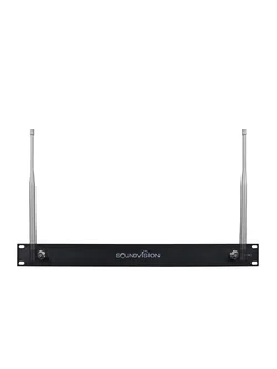 SOUNDVISION RKT-2A ชุดเพลทยึดเสาอากาศ 2 ต้น ขนาด 1U อุปกรณ์เสริมสำหรับชุดไมโครโฟนไร้สาย