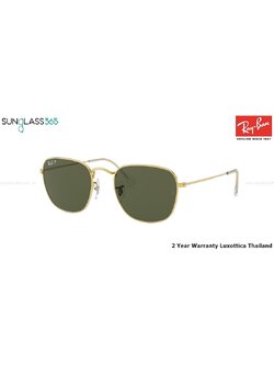 RayBan Frank RB3857 919658 Green Polarized Legend Gold
