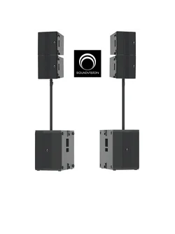 SOUNDVISION Flexy M Series SET 4 ชุดลำโพงไลน์อาเรย์ ระดับมืออาชีพ