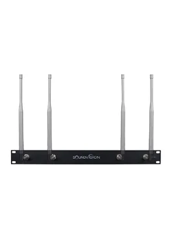 SOUNDVISION RKT-4A ชุดเพลทยึดเสาอากาศ 4 ต้น ขนาด 1U อุปกรณ์เสริมสำหรับชุดไมโครโฟนไร้สาย