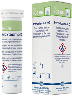 Peroxtesmo KO 90606 กระดาษทดสอบเปอร์ออกซิเดสในอาหาร