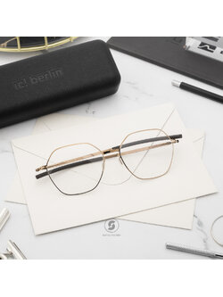 กรอบแว่น IC BERLIN Halny Shiny Bronze
